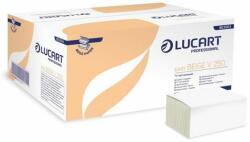 Lucart Kéztörlõ 1 rétegű V hajtogatású 250 lap/csomag 20 cs/karton Beige Easy Lucart_863064P natúr (863064P)