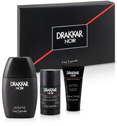 Guy Laroche Drakkar Noir Set cadou, apa de toaleta 100ml + deostick 75g + gel de dus 50ml, Bărbați