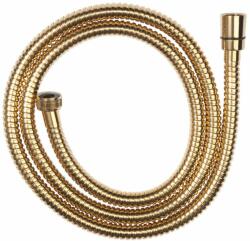 Ferro csavarodás mentes fém aranyszínű zuhanycső 150 cm (W35)