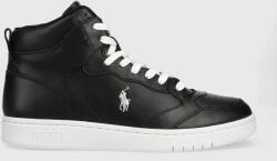 Ralph Lauren sneakers din piele Polo Crt culoarea negru 9BYY-OBM203_99X