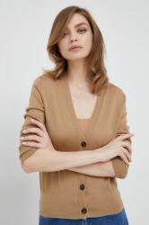 Calvin Klein cardigan din lana femei, culoarea maro, light 9BYY-SWD0G2_82X