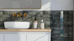  6, 5X20 AMAZONIA CARBON szürke PRÉMIUM fürdőszoba csempe