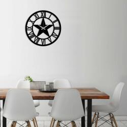 Tanelorn Metal Wall Clock fekete fém fali dekor óra (891TNL2128)