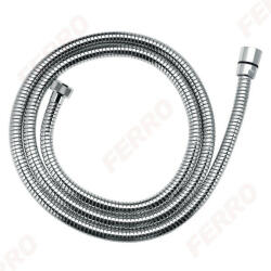Ferro Furtun flexibil pentru duș, metalic, dublu spiralat - W47 - Ferro (W47)