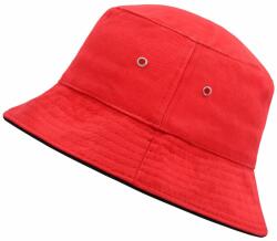 Daiber Pălărie din bumbac MB012 - Roșie / neagră | L/XL (MB012-90644)