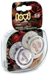 LOVI Dinamikus nyugtató cumi 2db (3-6 hónap) Daddy&Mummy