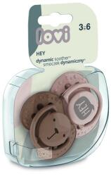 LOVI Dinamikus nyugtató cumi 2db (3-6 hónap) Hey Girl