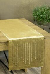 Eurofirany Royal3 bársony asztali futó Arany 35x180 cm