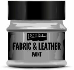 Pentacolor Pentart Textil- és bőrfesték 50 ml - csillogó ezüst