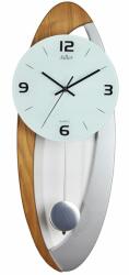 Adler Pendula de perete Adler 20194 Stejar/Argintiu 60x22 cm