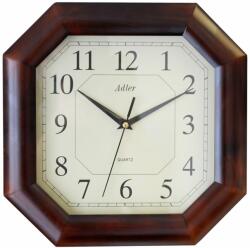 Adler Ceas de perete Adler din lemn masiv 21003 nuc D29 cm