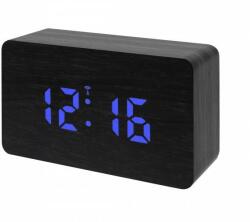 Bresser Ceas cu alarma BRESSER MyTime W Color LED RC negru/albastru (8020401CM3BLU)