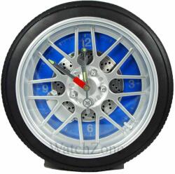 Ceas de perete anvelopa WHEEL CLOCK Blue / Red / Black WZ1539 (WZ1539)