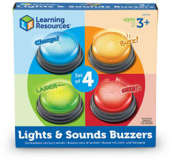 Learning Resources Nyomógombok kvízekhez (fénnyel, hanggal) Answer Buzzers (LER3776)