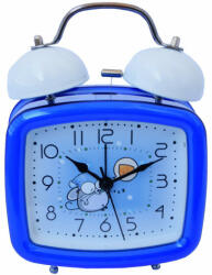 Pufo Ceas de masa desteptator pentru copii Pufo Joy, cu buton de iluminare cadran, 16 x 12 cm, model Mouse