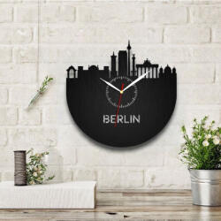 3gifts Ceas din lemn gravat Berlin