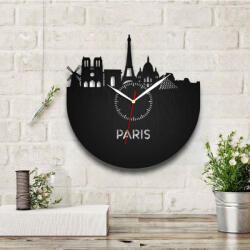 3gifts Ceas din lemn gravat Paris