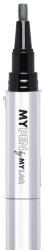 MylaQ Ojă hibrid pentru unghii - MylaQ My Pen Hybrid 3in1 My Easy Dark Gray