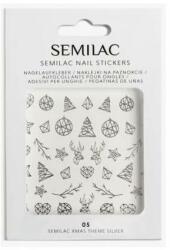 Semilac Abțibilduri pentru unghii - Semilac Nail Stickers 15 - Flowers