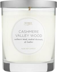 KOBO Cashmere Valley Wood - Lumânare aromată 312 g