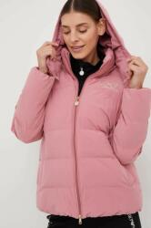 EA7 Emporio Armani rövid kabát női, rózsaszín, téli - rózsaszín XS