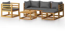 vidaXL Set mobilier cu perne, 6 piese, lemn acacia 3057604