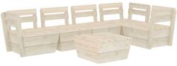 vidaXL Set mobilier palet, 6 piese, lemn de molid tratat 3063723