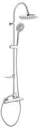 FERRO Baterie dus termostatica cu set dus fix si para dus mobila, Ferro Trinity, set 2 in 1