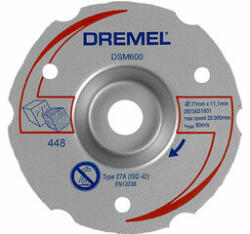 Dremel DSM600 disc taiere masini multifunctionale rotative pentru DSM20 (2615S600JB) Disc de taiere