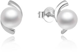 Beneto Cercei eleganți din argint cu perle AGUP2668P