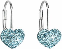 Evolution Group - Pavona Evolution Group Cercei în formă de inimă cu cristale 31125.3 aquamarine