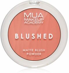 MUA Makeup Academy Blushed Powder Blusher fard de obraz sub forma de pudra culoare Misty Rose 5 g
