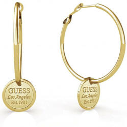 Guess Cercei eleganți placați cu aur cercuri UBE79057 3 cm