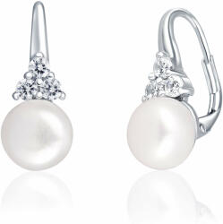 JwL Luxury Pearls Cercei de lux din argint cu perle și zirconii JL0641