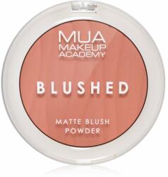 MUA Makeup Academy Blushed Powder Blusher fard de obraz sub forma de pudra culoare Rose Tea 5 g