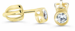 Cutie Diamonds CerceiMinimalisti din aur galben cu diamante DZ62231-30-00-X-1