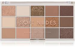  MUA Makeup Academy Professional 15 Shade Palette szemhéjfesték paletta árnyalat Soft Nudes 12 g