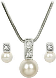 Levien Set elegant de coliere și cercei perla Caorle Cream