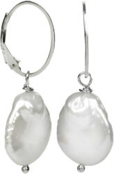 JwL Luxury Pearls Cercei din argint cu perle albe veritabile JL0154