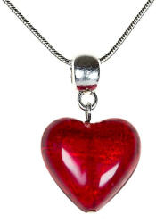 Lampglas Colier Romantic pentru femei Be My Valentine cu perla Lampglas cu aur de 24 de carate NLH1