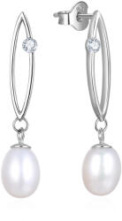 Beneto Cercei de argint cu perle reale AGUC2615P