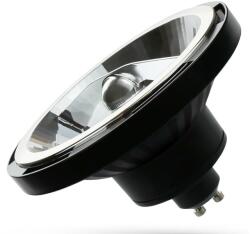 Wojnarowscy LED Izzó AR111 GU10/10W/230V 3000K 20° fekete 14566 (WJ0353)