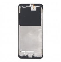 Samsung A035F Galaxy A03 (164mm verzió) előlap, lcd keret, fekete (gyári)