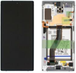 Samsung GH82-20838B Gyári Samsung Galaxy Note10 plus / Note10 plus 5G OLED kijelző érintővel Fehér kerettel előlap (GH82-20838B)