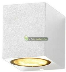  Alumínium szögletes fehér kültéri fali lámpa 1xGU10, IP54 (7435)