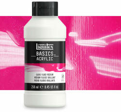 Liquitex Basics Gloss Fluid vékonyító médium, 250 ml - fényes
