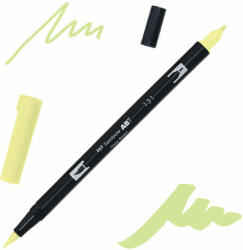 Tombow abt dual brush pen kétvégű filctoll - 131, lemon lime