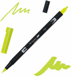 Tombow abt dual brush pen kétvégű filctoll - 133, chartreuse