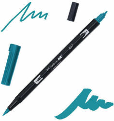 Tombow abt dual brush pen kétvégű filctoll - 407, Tiki teal