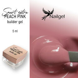 Smart extra Építő zselé -33- / builder gel peach pink 50 ml